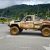 Rusty old truck parked near the fields in Kundasang