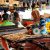 Fresh seafood on display at Kota Kinabalu fish market