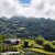Misty farmland in Kundasang with scenic mountain views
